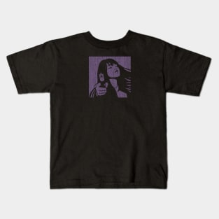 Anime Girl With Gun Kids T-Shirt